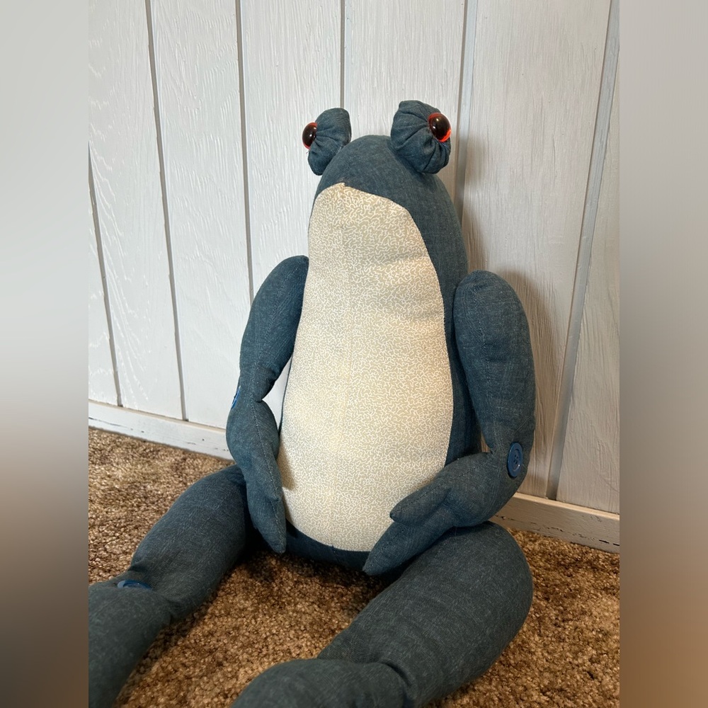 Handmade Frog Stuffed Animal
